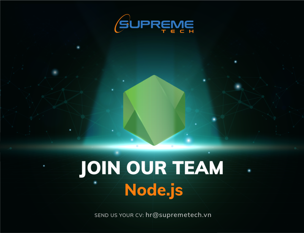 SupremeTech is hiring backend developer node js