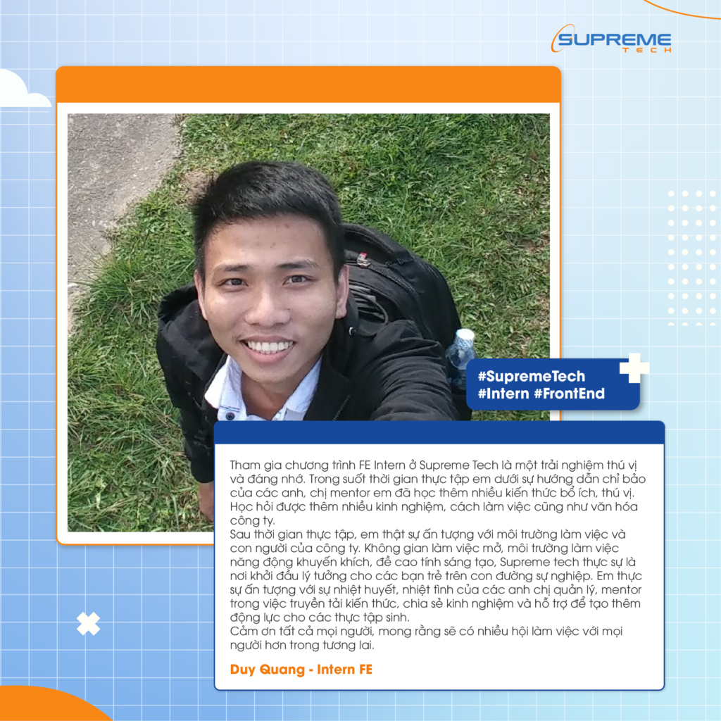Duy Quang - Intern FE Duy Quang - Intern FE