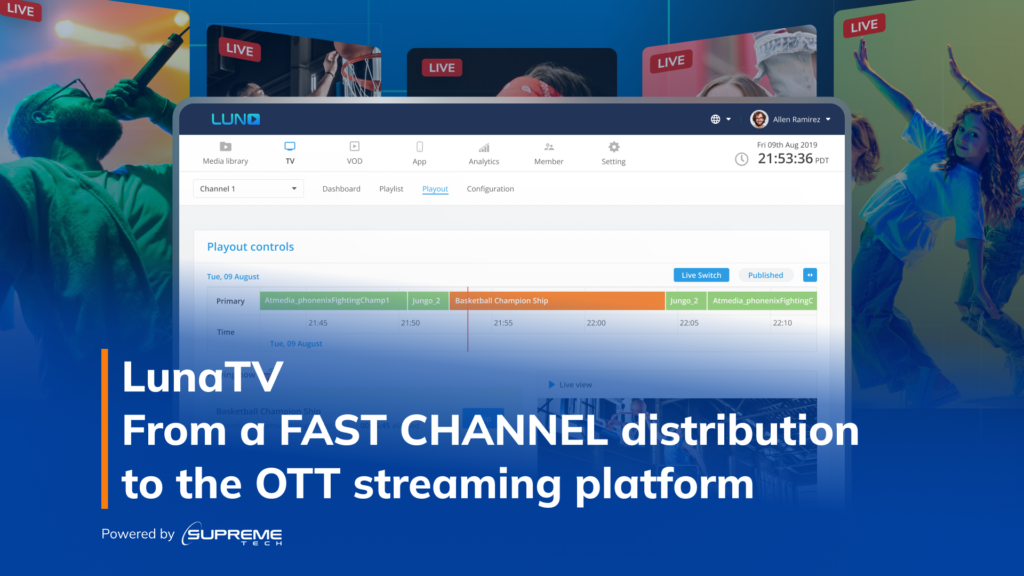 LunaTV – FAST Channel & OTT streaming platform LunaTV – FAST Channel & OTT streaming platform