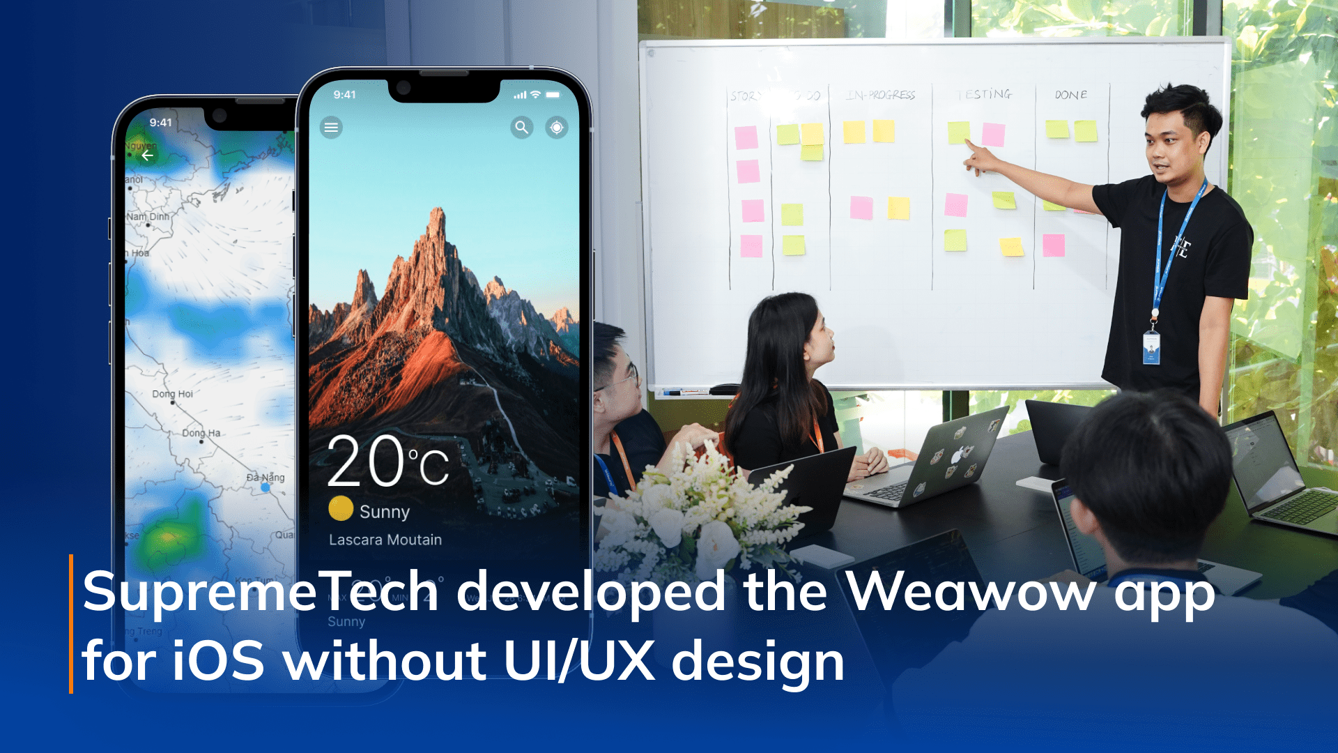 Making an iOS version of the renowned weather app Weawow
