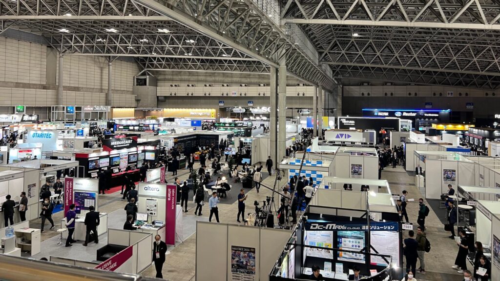 The space at the Inter BEE event