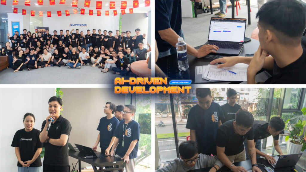 recap Hackathon AI-driven event of SupremeTech