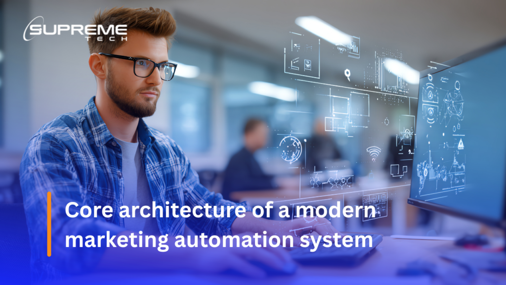 Core architecture of a modern marketing automation system