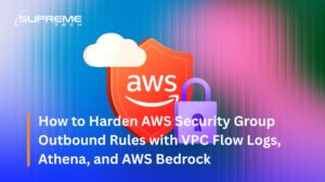 Harden AWS Security Group Outbound Rules with VPC Flow Logs, Athena, and AWS Bedrock