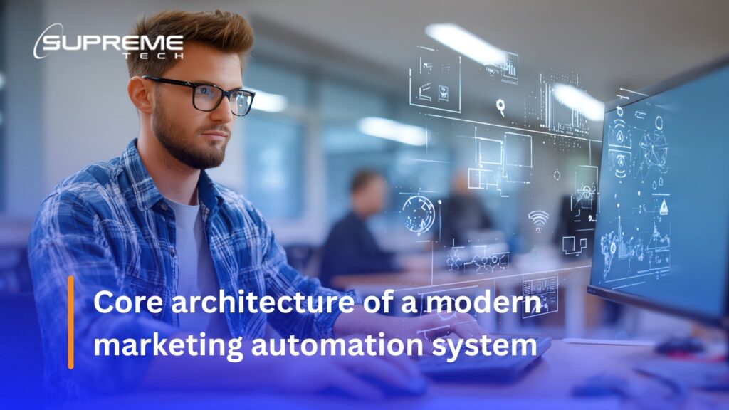 Core architecture of a modern marketing automation system