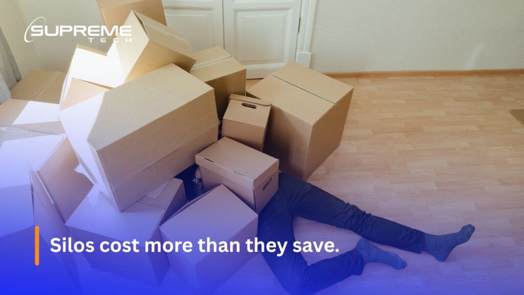 Silos cost more than they save