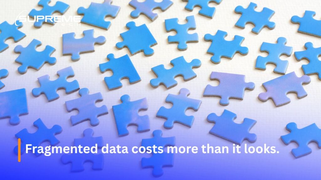 Fragmented data costs more than it looks.