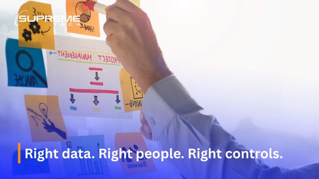 Right data. Right people. Right controls.
