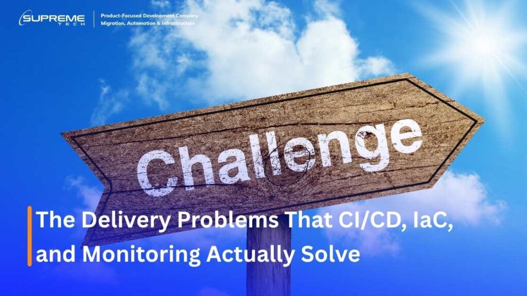 The Delivery Problems That CI/CD, IaC, and Monitoring Actually Solve