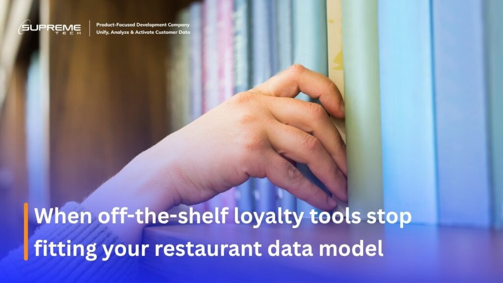 SupremeTech restaurant loyalty system with ordering, POS, and customer analytics data