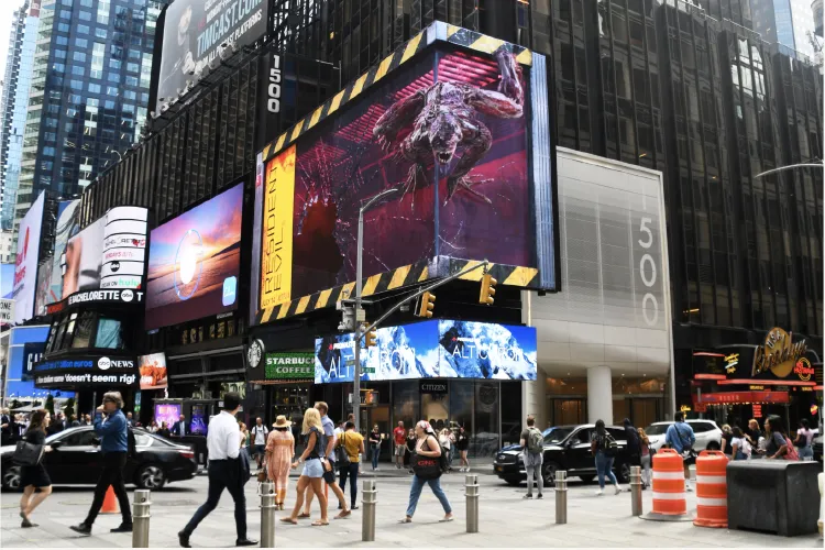 Netflix's 3D Billboards That Step Into the Street
