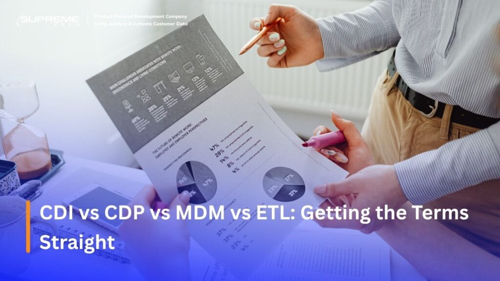 CDI vs CDP vs MDM vs ETL: Getting the Terms Straight