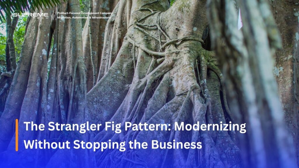 The Strangler Fig Pattern: Modernizing Without Stopping the Business