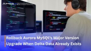 Rollback Aurora MySQL Major Version Upgrade