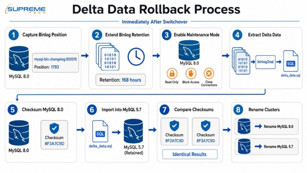 Delta Data Rollback Process