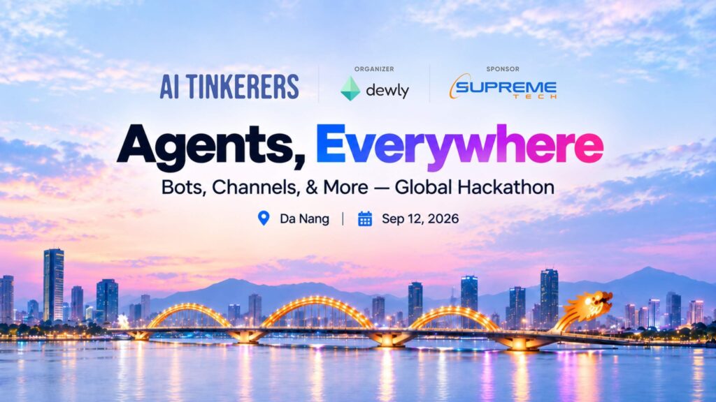 SupremeTech Sponsors AI Tinkerers Hackathon 2026 in Da Nang