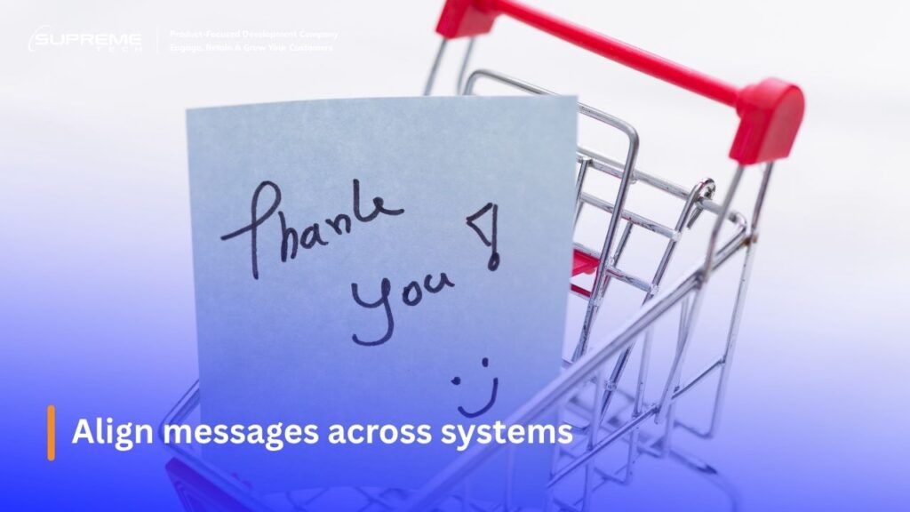 Align messages across systems