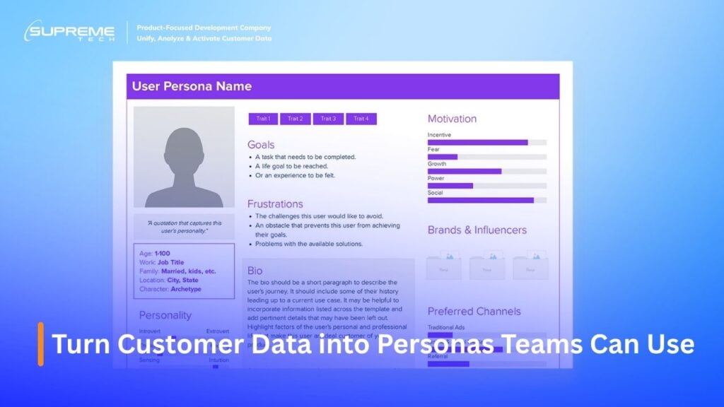 Turn Customer Data into Personas Teams Can Use